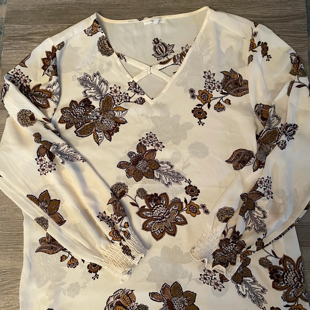 Paisley print blouse